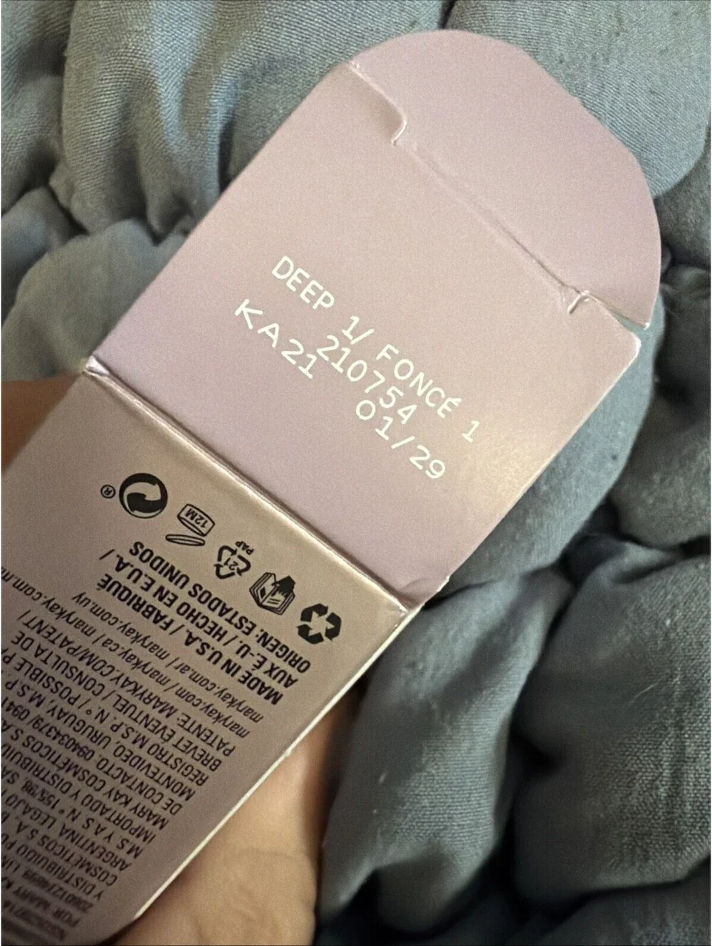 NEW Mary Kay Timewise Matte 3D Foundation Deep 1 Fonce 1 210754 KA21